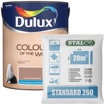 Dulux Kolory Świata Drzewo Sandałowe 5L + GRATIS