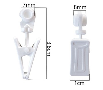 FROG ВРАЩАЮЩАЯСЯ FROG РУКИ ДЛЯ ШТОР ПВХ, 50 ШТ.