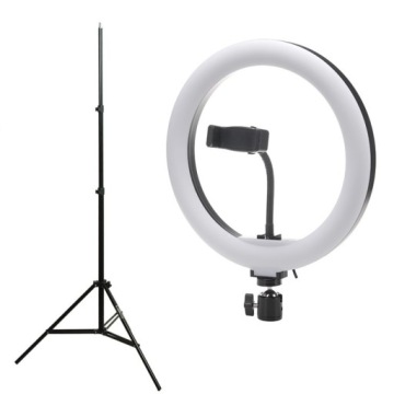 LAMPA PIERŚCIENIOWA RING LED 26cm SELFIE STATYW