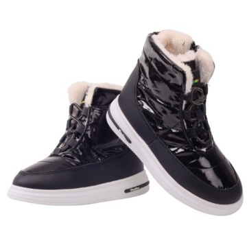 ДЕТСКАЯ ЗИМНЯЯ ОБУВЬ, ЧЕРНАЯ, ВОДОНЕПРОНИЦАЕМАЯ, УТЕПЛЕННАЯ, ЛЕГКАЯ 34