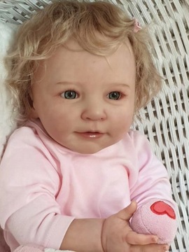 DUŻA LALKA REBORN 55 CM JAK ŻYWA DZIEWCZYNKA