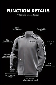 Мужской мотоциклетный плащ, мотоциклетный дождевик, мото плащ, дождевик, куртка