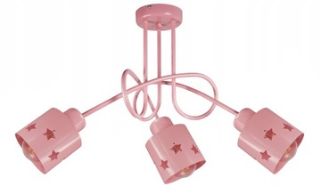 Żyrandol do pokoju EDISON STARLET lampa sufitowa wisząca loft lampy led