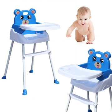 Krzesełko do jadalni dla dzieci wysokość 55-85 cm