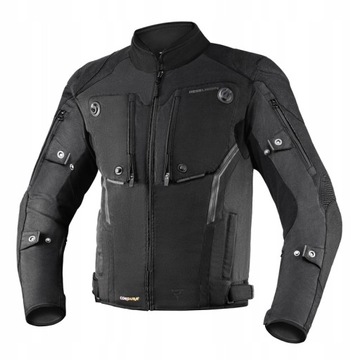 REBELHORN TEKSTYLNA KURTKA MOTOCYKLOWA MĘSKA BORG BLACK L