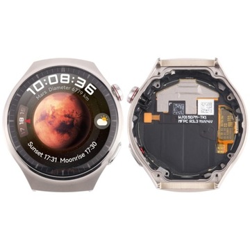 Original LCD Screen With Frame for Huawei Watch 4 Pro Silver