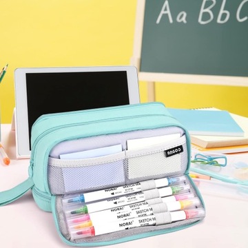 ШКОЛЬНАЯ КОРОБКА С ЧЕТЫРЕМЯ ОТДЕЛЕНИЯМИ МНОГОФУНКЦИОНАЛЬНАЯ ШКОЛЬНАЯ КОРОБКА 3 В 1 ДЛЯ ШКОЛЫ