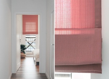 ROLETY RZYMSKIE RÓŻOWA RÓŻ DO POKOJU DZIECKA