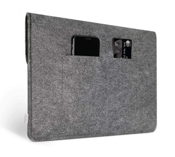 Etui, torba na komputer15,4cal+organizer dark grey