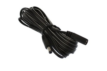 Przedłużacz DC wtyk/gniazdo 2,1x5,5mm 120cm