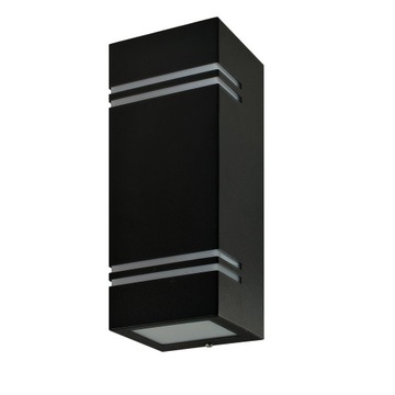 Lampa Ogrodowa Kinkiet Quazar 7 LED 2xGU10 Czarna