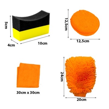 K2 EXPRESS PLUS АВТОШАМПУНЬ С ВОСКОМ + НАБОР ДЛЯ МОЙКИ АВТОМОБИЛЯ