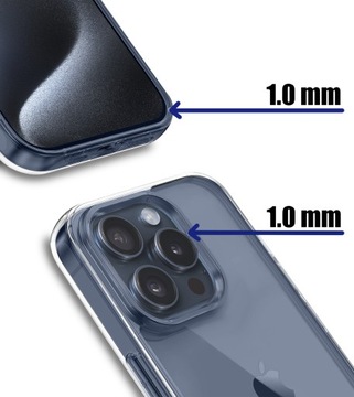 ТОНКИЙ ПРОЗРАЧНЫЙ ЧЕХОЛ для iPhone 15 Pro | + СЗКЛО 9Н