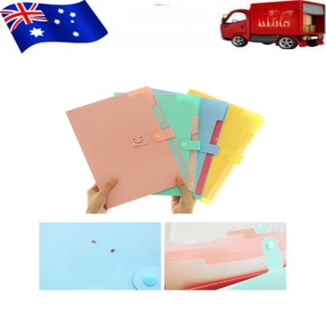 РАСШИРЯЕМАЯ папка А4 С 5 КАРМАНАМИ, ПЛАСТИК, РОЗОВЫЙ