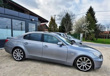 BMW Seria 5 E60 2005 BMW Seria 5 BENZYNA R6 177KM SKORA automat atrakcyjny wyglad okazja, zdjęcie 9