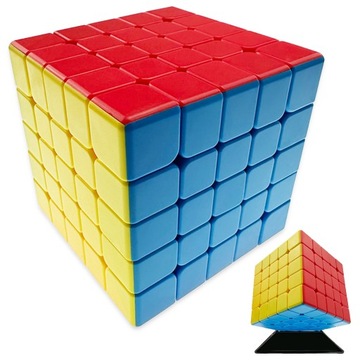 ORYGINALNA KOSTKA 5x5x5 PROFESJONALNA SZYBKA KOSTKA 5x5 + PODSTAWKA GRATIS