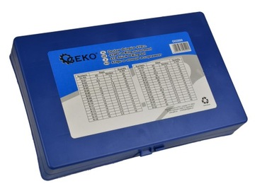 НАБОР РЕЗИНОВЫХ УПЛОТНЕНИЙ 419 ШТ. НАБОР УПЛОТНИТЕЛЬНЫХ КОЛЬЦ GEKO CASE