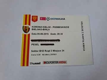 KORONA KIELCE - PODBESKIDZIE BIELSKO B. 05-06-2015