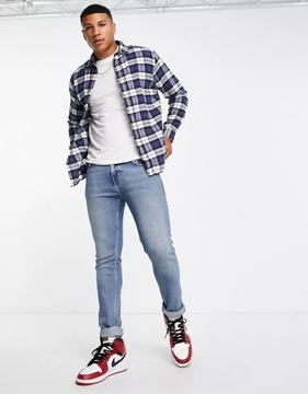 JACK & JONES ORIGINALS KOSZULA W KRATĘ XS