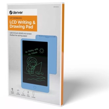 ГРАФИЧЕСКИЙ ПЛАНШЕТ DENVER СО СТОЛОМ ДЛЯ ЧЕРТЕЖА 10,5 для детей, синий