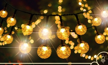 СОЛНЕЧНАЯ САДОВАЯ ГИРЛЯНДИЯ СОЛНЕЧНЫЕ ЛАМПЫ 100 СВЕТОДИОДНЫХ ЛАМПОЧЕК ДЛЯ БАЛКОНА