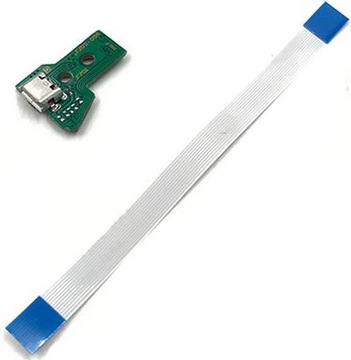 TAŚMA + GNIAZDO ŁADOWANIA PORT ZASILANIA USB DO PADA PS4 JDS-055