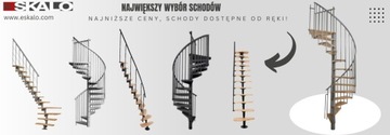 АКЦИЯ!Винтовая лестница, SPIRAL EFFECT/Бук Ø140