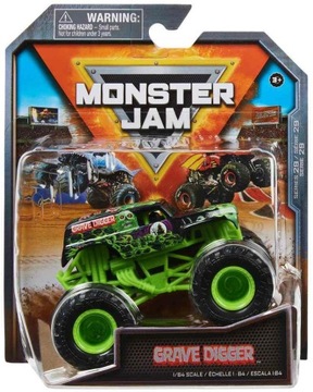 GRAVE DIGGER Auta Monster Jam 1:64 Autko Trucks