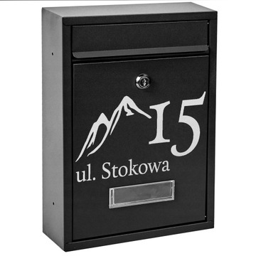 КОРОБКА ДЛЯ СООБЩЕНИЙ ЧЕРНОГО РЕБРА + ШАБЛОН
