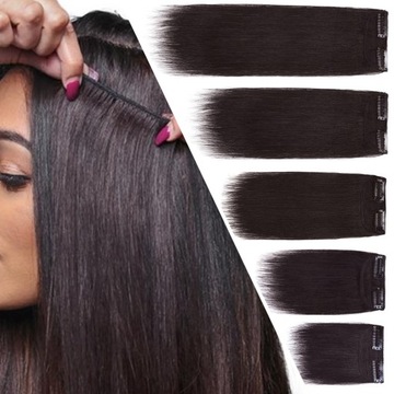 10 ЛЕНТ - 35см ЛЕНТА ДЛЯ ВОЛОС МЕТОДОМ ТОЛСТОГО СЭНДВИЧА