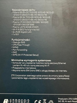 Маршрутизатор #NOWT ZTE MC888 5G НОВЫЙ ЗАПЕЧАТАННЫЙ
