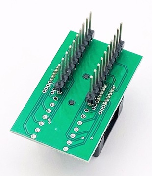 Адаптер SSOP20 (R=0,65 мм/Ш=250 мил)-PDIP20 ZIF