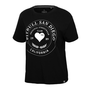 Koszulka męska Pitbull West Coast Heartie Oversize black XS
