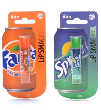 LIP SMACKER ZESTAW POMADEK FANTA ORANGE + SPRITE