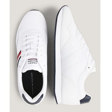 Buty sportowe męskie Tommy Hilfiger CORE LO RUNNER PU LTH r. 46