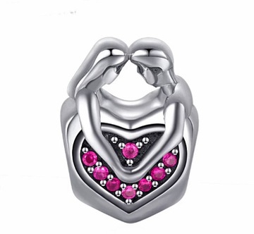 CHARMS ZAWIESZKA ONA ONA MIŁOŚĆ SERCE LOVE
