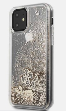 Чехол GUESS Glitter Charms для iPhone 11/Xr, чехол