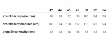 D45 SPÓDNICA MADAME DŁUŻSZA CZARNA R.48