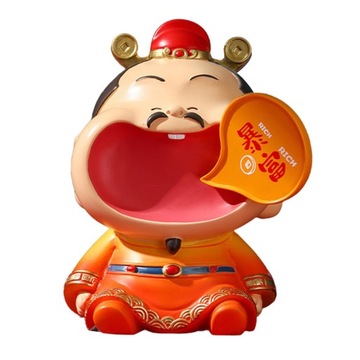 Posąg chińskiego boga bogactwa Cai Shen Biurko Festiwal wiosenny Fortune