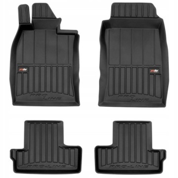 Gumové Stěrače Mini One R50 R53 2001-2006 Korytka 3D
