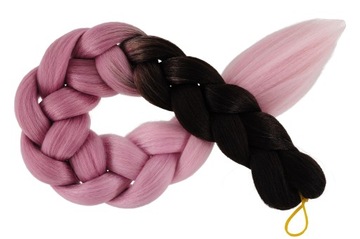 WŁOSY SYNTETYCZNE KOLOROWE WARKOCZYKI DRED 3K.085