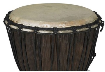 Jembe Pro маленький барабан 8 '' красное дерево, козья кожа, шнур 4 мм 700.s Schalloch