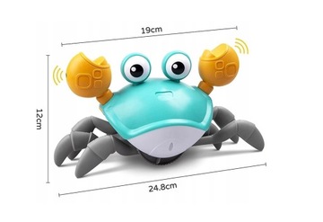 Zabawka Baby Crawl Crab Z MuzykĄ IoŚwietleniem Led