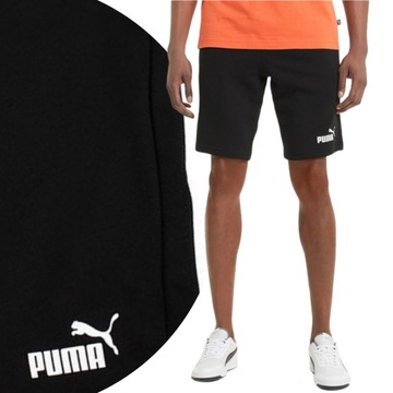 SPODENKI MĘSKIE KRÓTKIE SZORTY PUMA DRESOWE BAWEŁNIANE SPORTOWE r. L