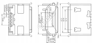 2-контактная розетка MICRO USB 5 с GPS-ПЛАНШЕТОМ GU37