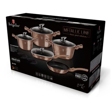 ГОРШКИ 11 шт BERLINGER HAUS ROSEGOLD BH-6191