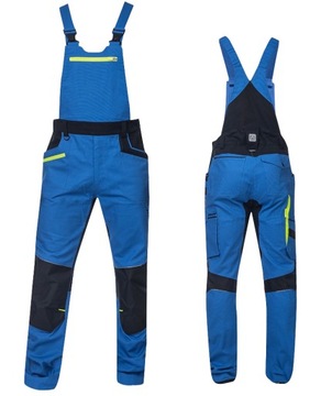 Spodnie Ogrodniczki Męskie Robocze Slim Ardon 4Xstretch niebieskie H6084/54
