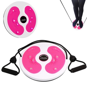 TWIST TRENING AEROBOWY DO ĆWICZEŃ OBROTOWY MASAŻER STÓP + MAGNESY