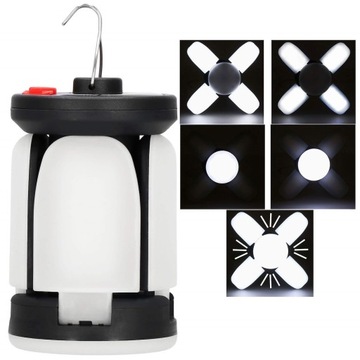 РАСШИРЯЕМАЯ ЛАМПА РУЧНОЙ СВЕТОДИОДНЫЙ ФОНАРЬ HOK TOURIST 6 РЕЖИМОВ СВЕТА