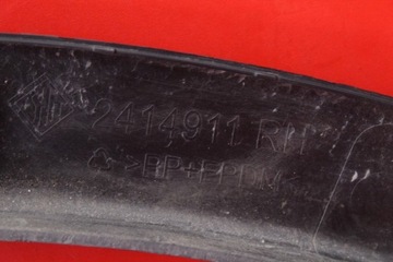 LIŠTA BLATNÍKU PRAVÝ PŘEDNÍ ČERNÁ 2414911 NISSAN QASHQAI 1 I 07-10